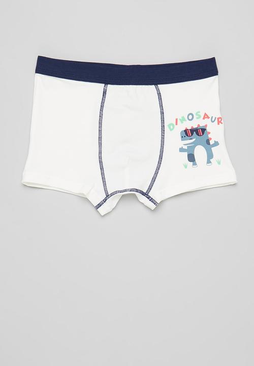 Pop Candy - Boys 4 pack briefs - blue & white