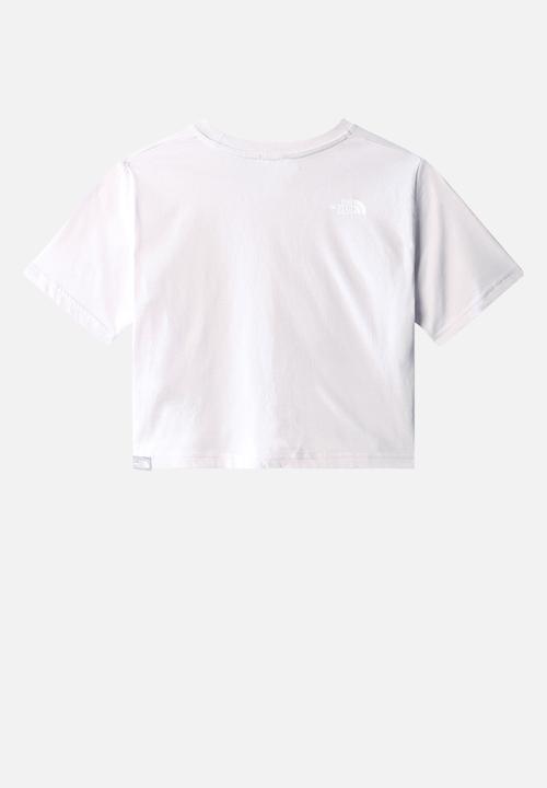 The North Face - G short sleeve simple dome cropped tee - lavender fog