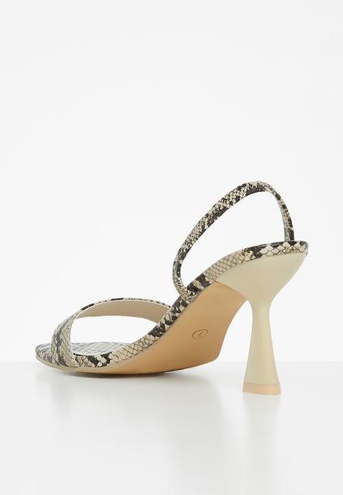 Superbalist - Ali slingback- snake print