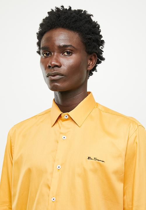 Ben Sherman - Slim ben shirt - yellow