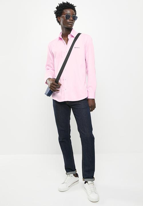 Ben Sherman - Slim ben shirt - pink
