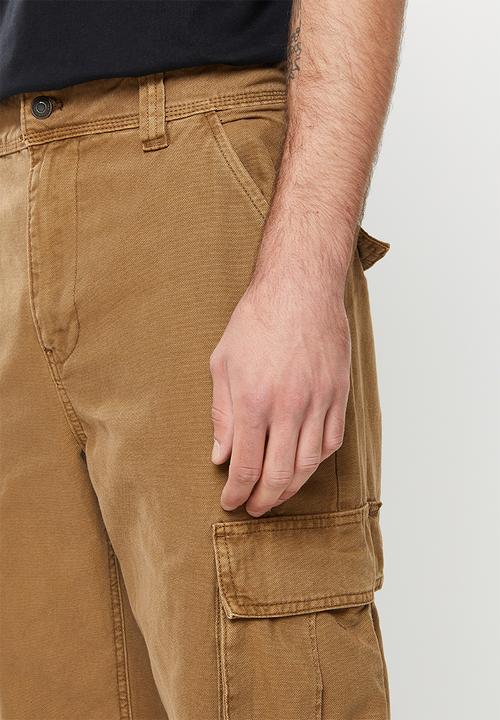 Factorie - Straight cargo pant - camel