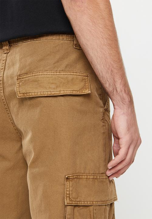 Factorie - Straight cargo pant - camel