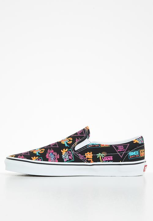 Vans - Ua classic slip-on - black/neon