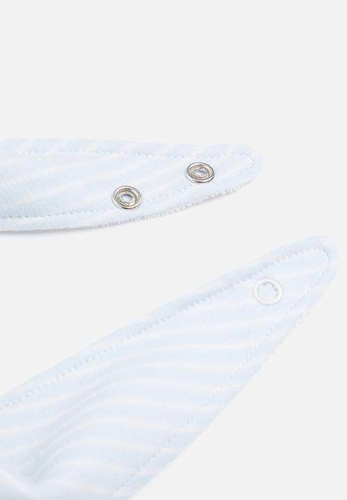 Pop Candy - Baby 3 pack bibs - blue