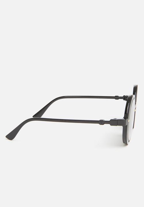 Rebel Republic - Girls round sunglasses - black