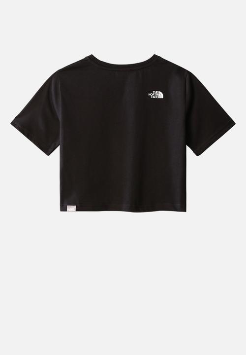 The North Face - G short sleeve simple dome cropped tee - black