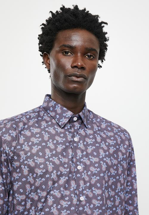 Ben Sherman - Large paisley shirt - marine