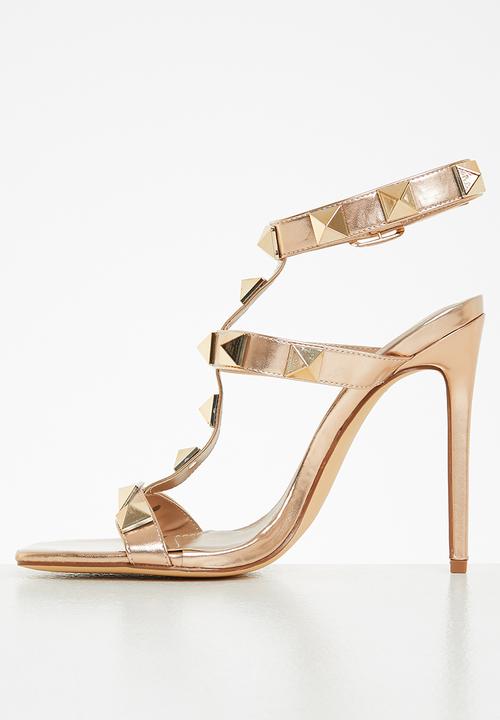 Miss Black - Harley1 stiletto heel - rose gold