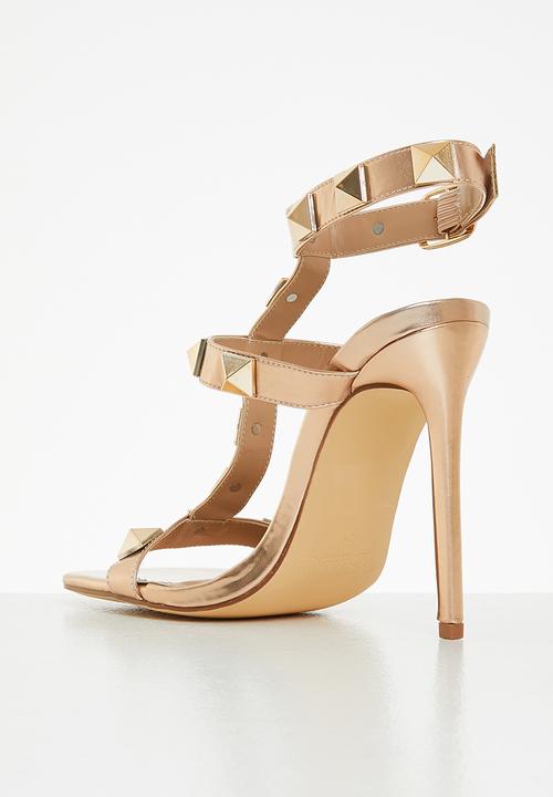 Miss Black - Harley1 stiletto heel - rose gold