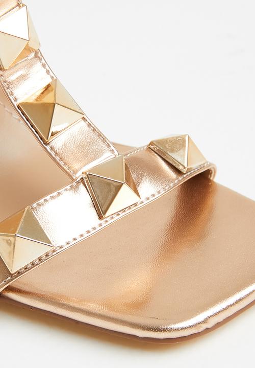Miss Black - Harley1 stiletto heel - rose gold