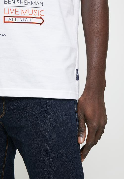 Ben Sherman - A night in brighton - white
