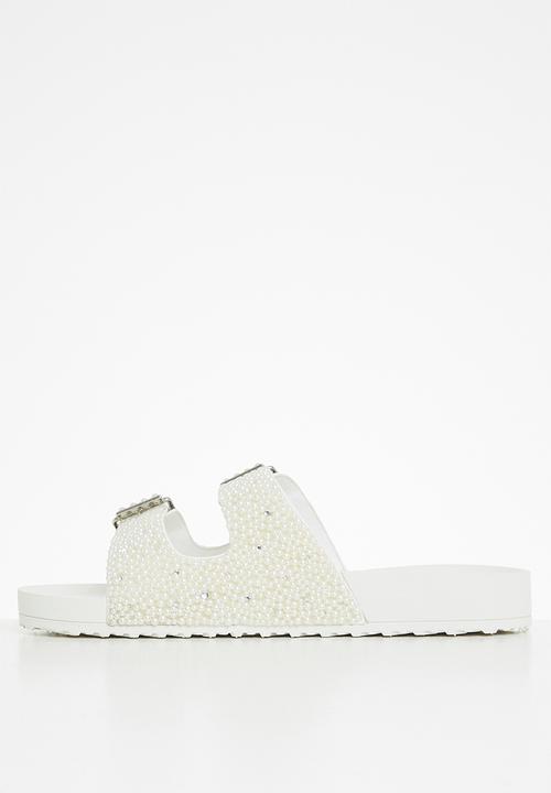 Madden Girl - Teddy-pr slide - off white