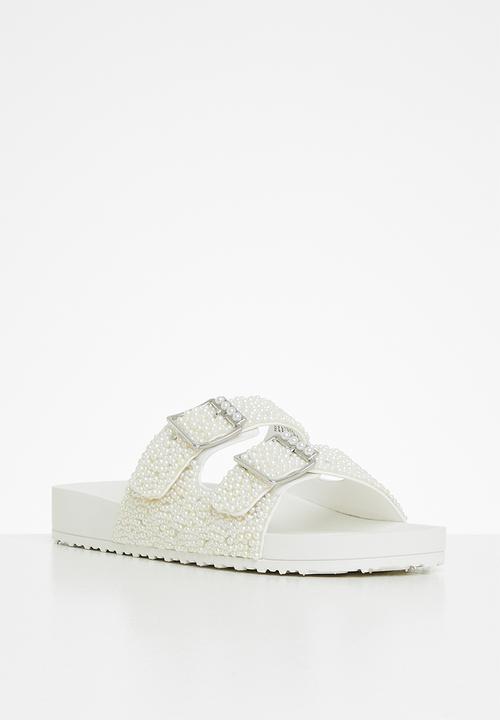 Madden Girl - Teddy-pr slide - off white
