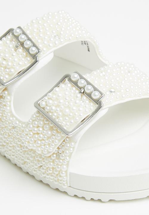 Madden Girl - Teddy-pr slide - off white