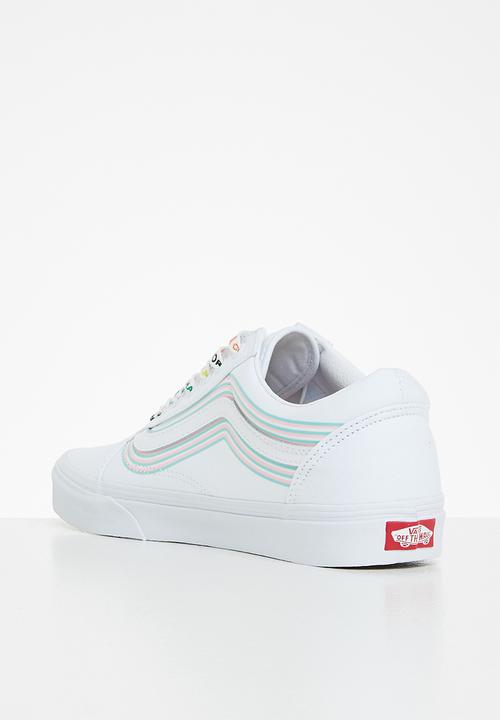 Vans - Ua old skool - (pride) white/true white