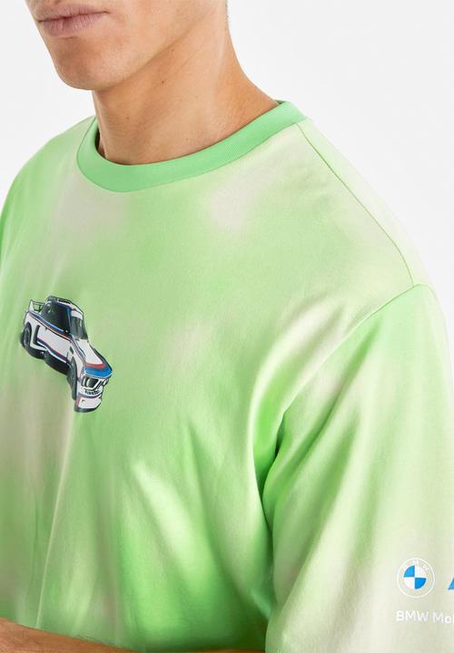 PUMA - BMW Motorsport Statement Tee  - paradise green-aop