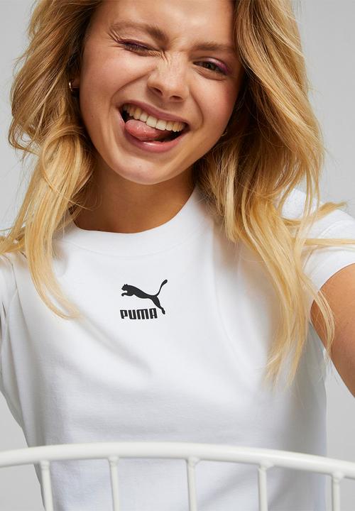 PUMA - Classics slim tee - puma white
