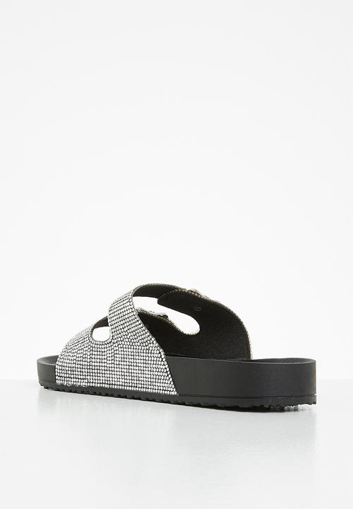 Madden Girl - Teddy-r slide - black