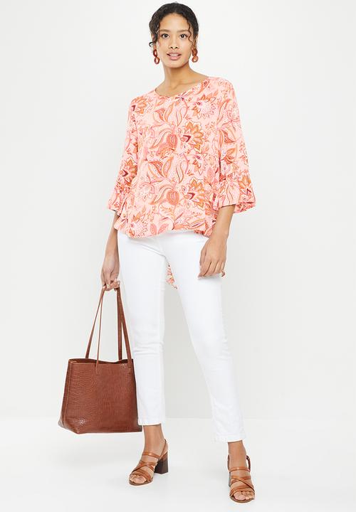 Stella Morgan - Paisley printed blouse - pink