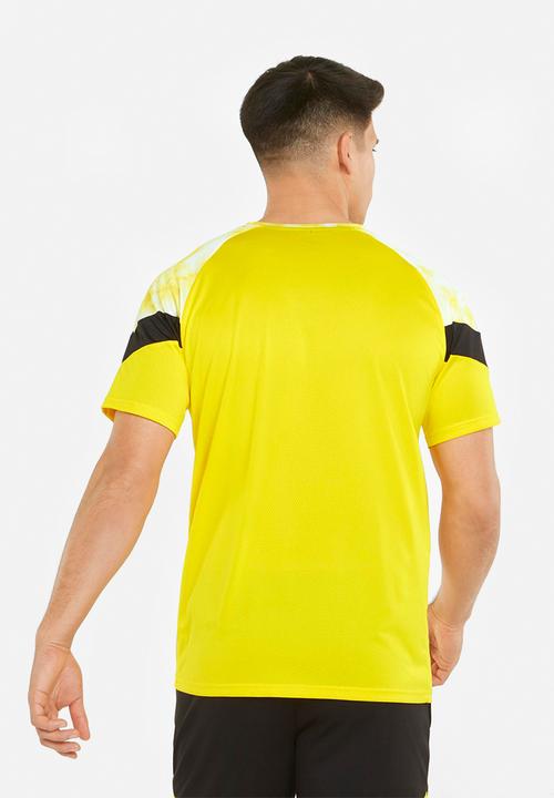 PUMA - BVB Iconic MCS Football Tee - cyber yellow & puma black