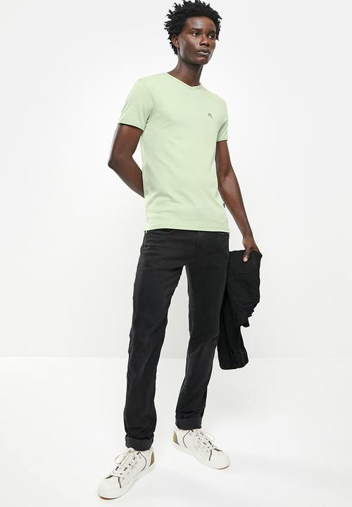 SOVIET - M bolt short sleeve muscle fit T-shirt - d sage