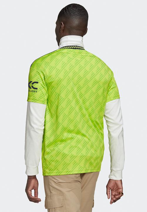adidas Performance - Manchester United 22/23 Third Jersey - semi solar slime