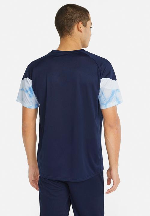PUMA - Man City Iconic MCS Football Tee - Peacoat & puma white