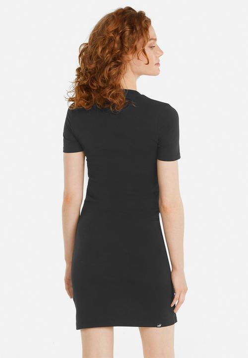 PUMA - Ess slim tee dress - black