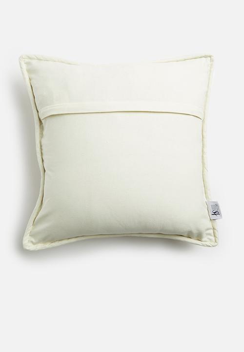 Sixth Floor - Zafu jute cushion cover - natural