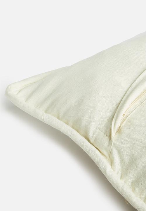 Sixth Floor - Zafu jute cushion cover - natural