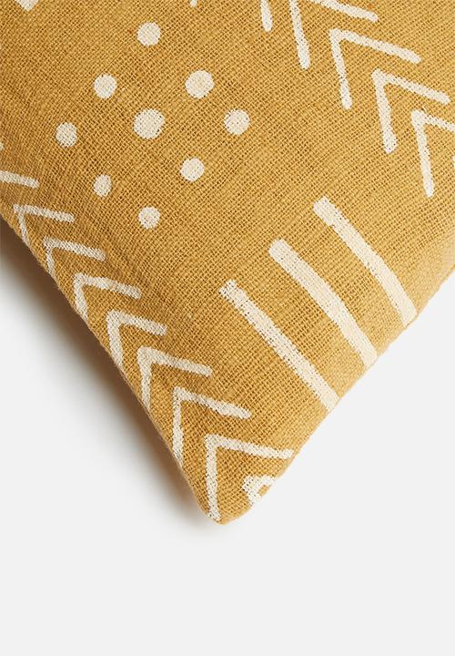 Sixth Floor - Ethos cushion cover - mustard