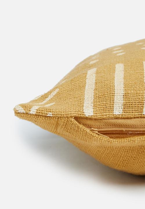 Sixth Floor - Ethos cushion cover - mustard