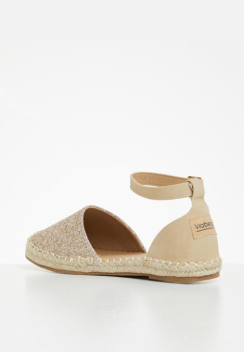 Viabeach - Espa 17 ankle tie espadrille - gold