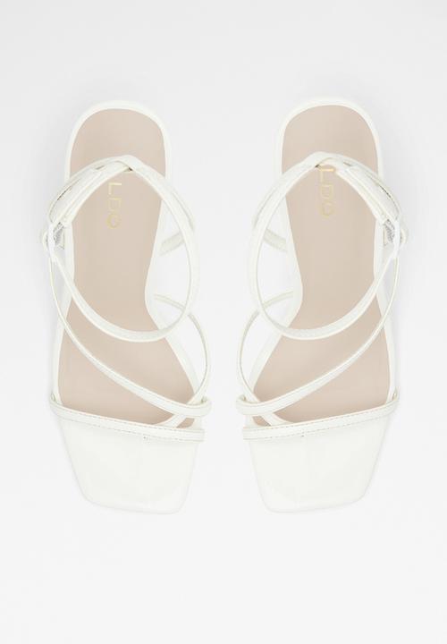 ALDO - Hainiel ankle strap heel - white