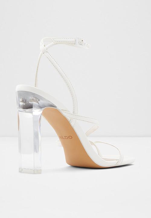 ALDO - Hainiel ankle strap heel - white