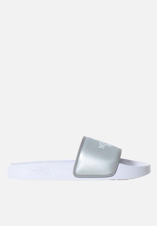 The North Face - W base camp slide iii metallic - metallic silver/tnf white