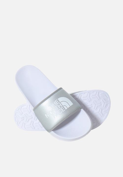 The North Face - W base camp slide iii metallic - metallic silver/tnf white