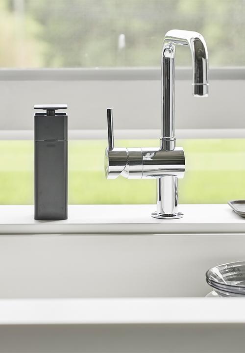 Yamazaki - Tower push soap dispenser - black