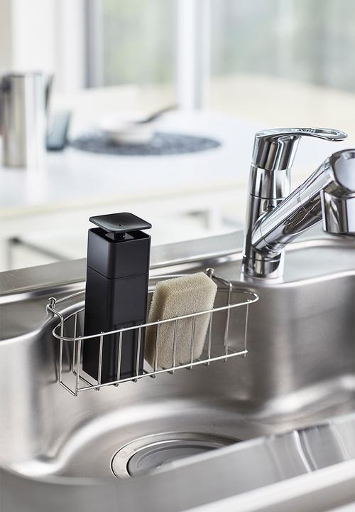 Yamazaki - Tower push soap dispenser - black