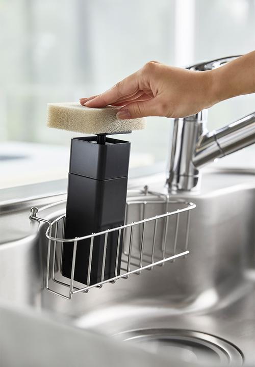 Yamazaki - Tower push soap dispenser - black
