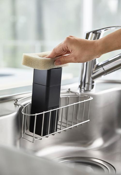 Yamazaki - Tower push soap dispenser - black