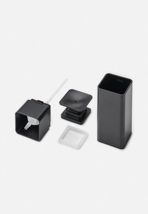 Yamazaki - Tower push soap dispenser - black
