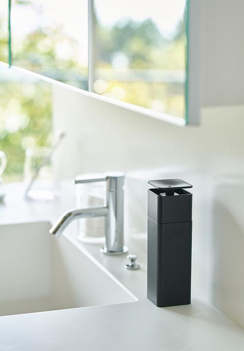 Yamazaki - Tower push soap dispenser - black