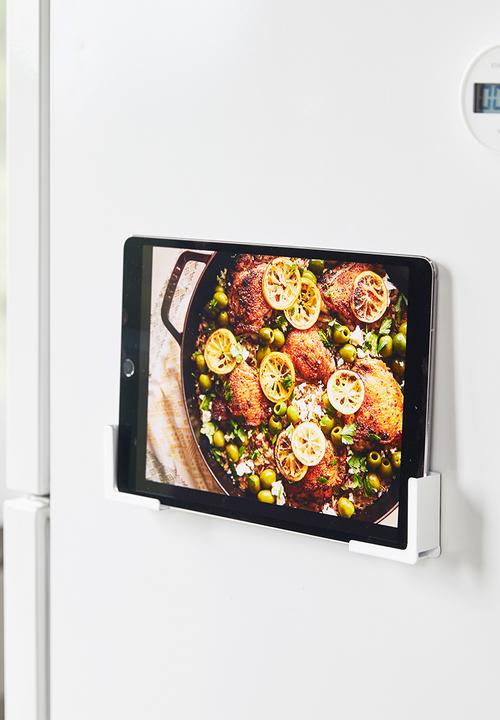Yamazaki - Tower magnetic tablet holder - white