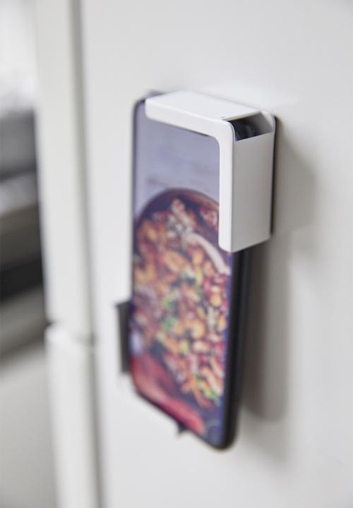 Yamazaki - Tower magnetic tablet holder - white
