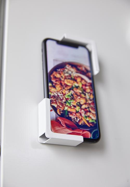 Yamazaki - Tower magnetic tablet holder - white