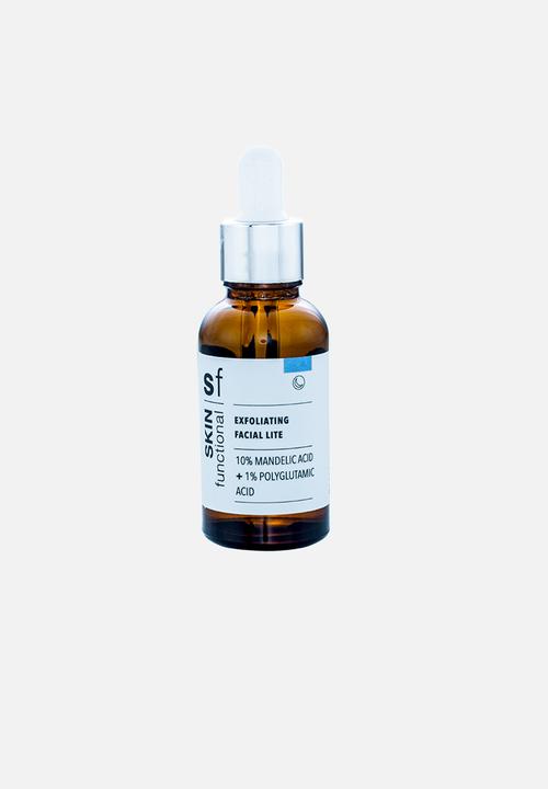 SKIN functional - 10% Mandelic Acid + 1% Polyglutamic Acid - Exfoliating Facial Lite