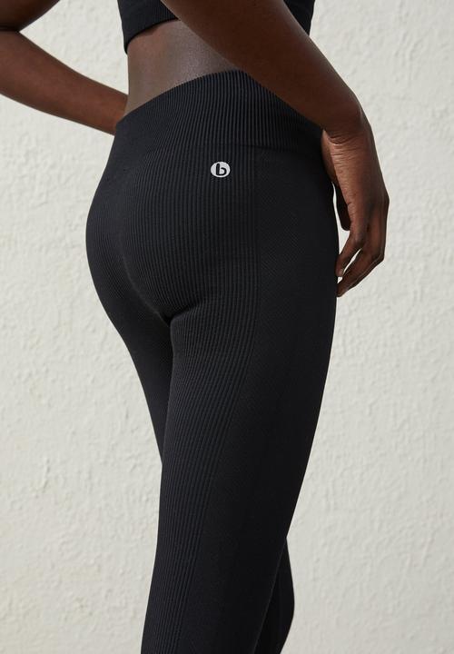 Cotton On - Seamless full length tight - black