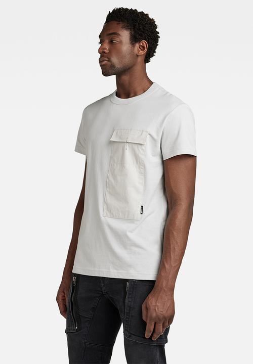 G-STAR - Pocket r T-shirt - cool grey